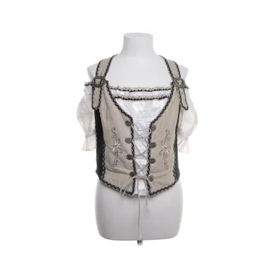 Dirndl blouse (Beige, Multicolored) from Fuchs Trachtenmoden Linen, Polyester
