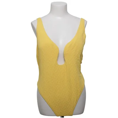 Maillot de bain une pièce (Jaune) de Cupshe Élasthane, Polyamide, Polyester