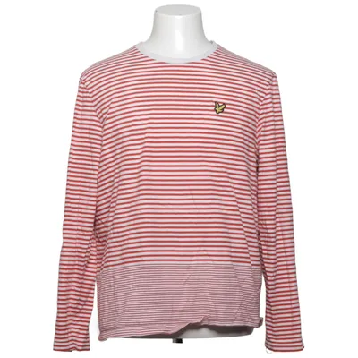 Langærmet t-shirt (Rød, Hvid) fra Lyle & Scott Bomuld