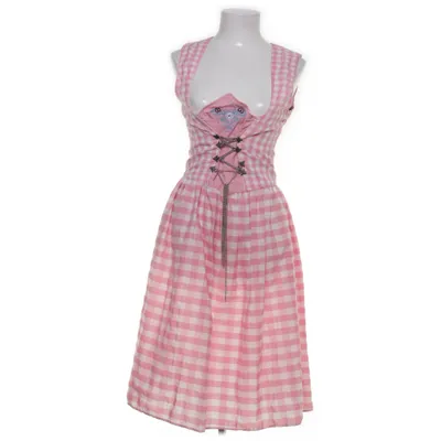 Dirndl (Pink, Hvid) fra T Point Bomuld