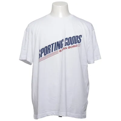 T-shirt (White) from Björn Borg Cotton, Recycled polyester