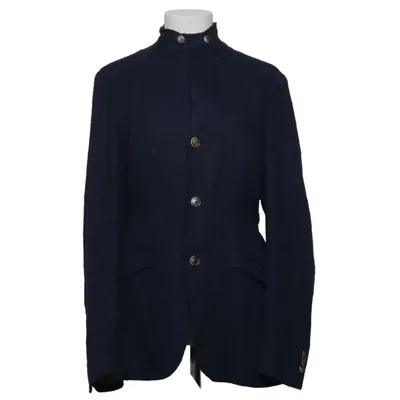 Blazer (Blauw) van Ferla Cupro, Linnen