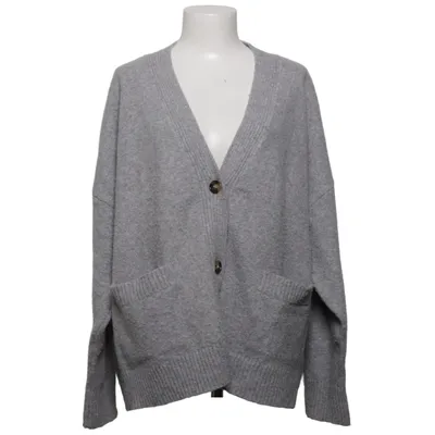 Cardigan (Gray) from Monki Elastane, Polyester, Wool