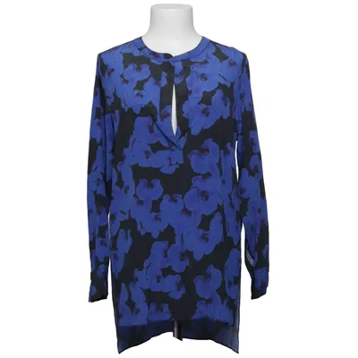 Blouse (Bleu, Gris) de Wardrobe Élasthane, Soie