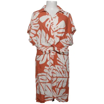 Robe chemise (Marron, Blanc) de AIIZ Viscose