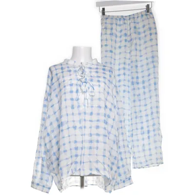 Shirt (Wit, Blauw) van Arket Lyocell, Viscose