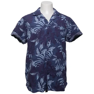 Chemise à manches courtes (Bleu) de Pierre Cardin Coton
