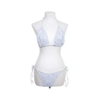 Bikini (Vit, Blå) från Bik Bok Swimwear Elastan, Återvunnen polyester