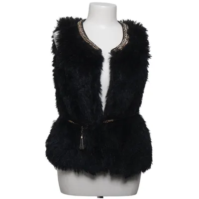 Gilet d'extérieur (Noir) de Miss Charm Coton, Polyester, Viscose