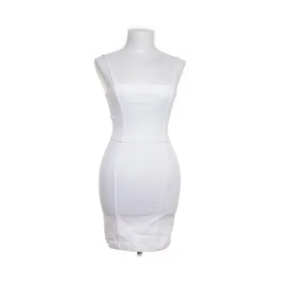 Jurk (Wit) van Divided by H&M Elastaan, Katoen