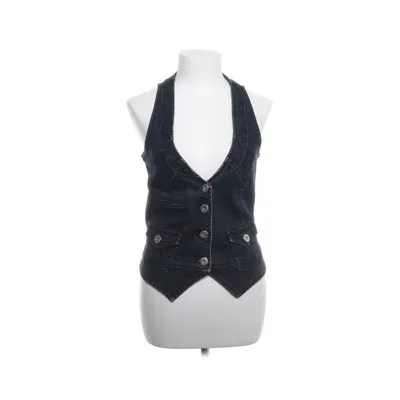 Jeansvest (Blå) fra Miss H. Bomuld, Elastan