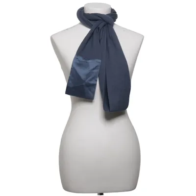 Écharpe (Bleu) de Stella McCartney for H&M Soie, Laine