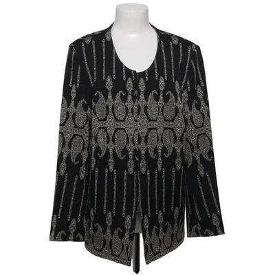 Kofta (Svart, Beige) från Aspens Polyester, Ull