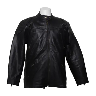 Blouson de moto (Noir) de High Five Motor Wear Cuir, Polyester