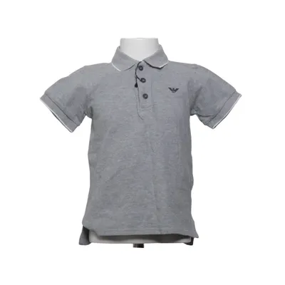 Polo shirt (Gray) from Armani Junior Cotton, Elastane
