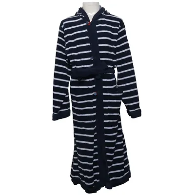 Bathrobe (Blue, White) from Schiesser Cotton, Polyester