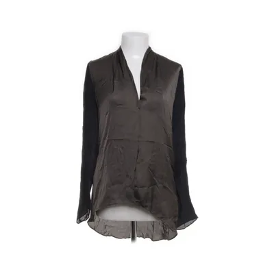 Blouse (Zwart, Grijs) van Zara Woman Polyamide, Polyester, Zijde