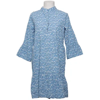 Robe (Bleu, Blanc) de QNUZ Coton