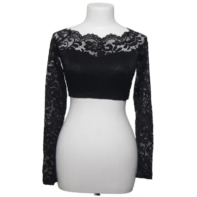 Crop top (Off Shoulder Lace Top) från NLY One Elastan, Polyamid, Viskos