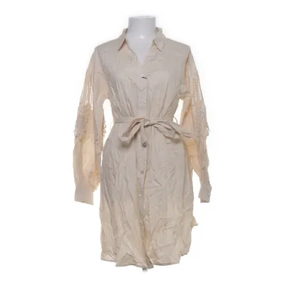 Shirt dress (Beige) from Lara Cotton