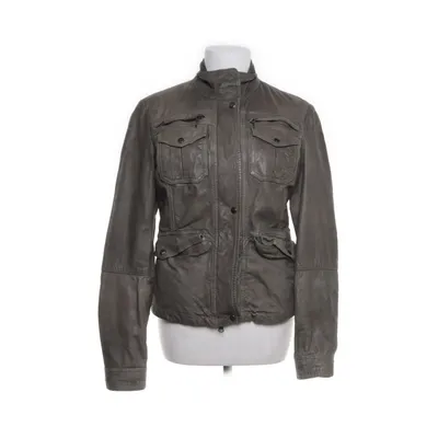 Veste en cuir (Marron) de JE Cuir, Viscose, Polyester