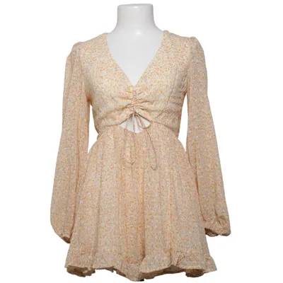 Jumpsuit (Beige, Multicolored) from Love Triangle Polyester, Viscose