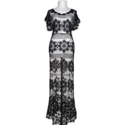 Strandjurk (Zwart) van Vero Moda Katoen