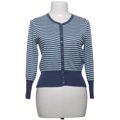Cardigan (Blauw, Wit) van Woolovers Katoen, Zijde