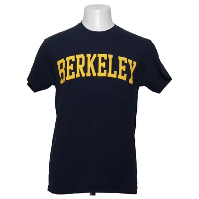 T-shirt (Blauw, Geel) van MV Sport Katoen