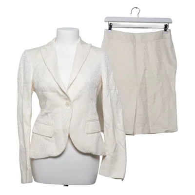Skirt suit (Beige) from Massimo Dutti Woman Cotton, Linen, Viscose