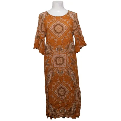 Maxi dress (Brown, Multicolored) from Indiska Viscose