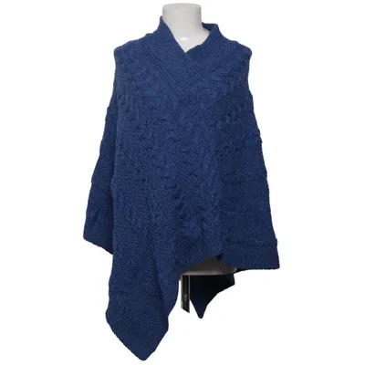 Poncho (Blauw) van Arancrafts Merinowol