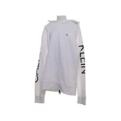 Huvtröja (Vit) från Calvin Klein Jeans Bomull