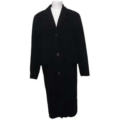 Coat (Black) from Hettemarks Cashmere, Polyamide, Wool
