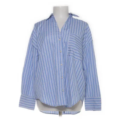 Skjorta (Blå, Vit) från Zara Bomull, Polyester