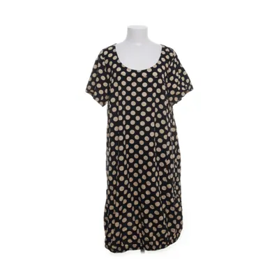 Jurk (Zwart, Beige) van Zizzi Katoen