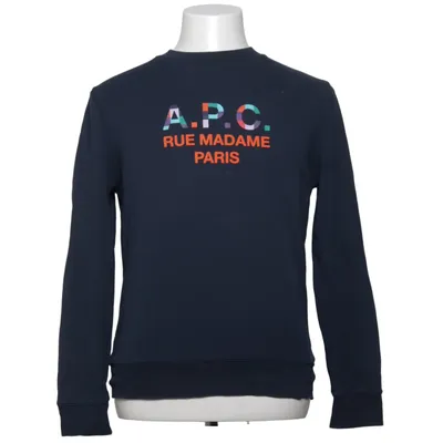 Sweatshirt (Blå) fra A.P.C. Bomuld, Elastan