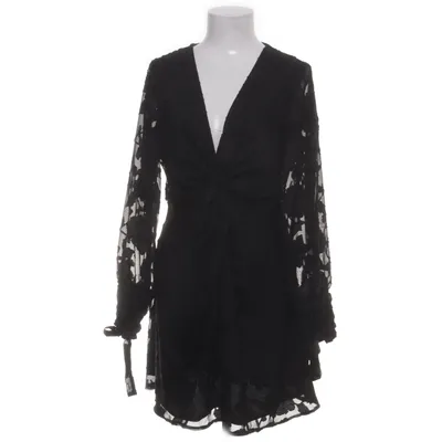 Wrap dress (Black) from Boohoo Polyester