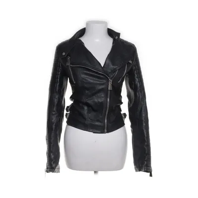 Biker jacket (Black) from Voyelles Polyurethane, Polyester