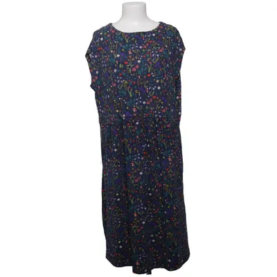 Kleid (Blau, Mehrfarbig) von Danefae Baumwolle, Elasthan, Modal
