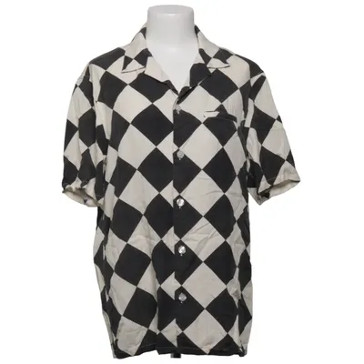Short sleeve shirt (Black, White) from Nikben Lyocell