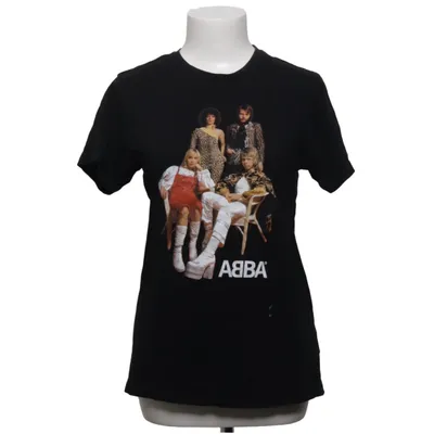 T-shirt (Svart) från Abba Ekologisk bomull