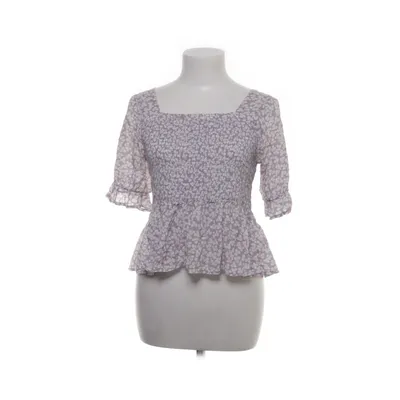 Peplum top (Lila, Wit, Meerkleurig) van Pigalle Viscose