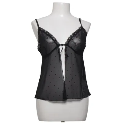 Negligé (Zwart) van Monki Elastaan, Polyamide