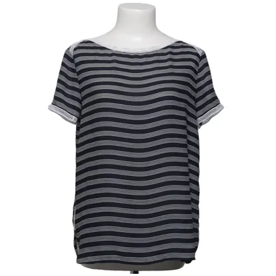 Topp (Blå, Vit) från Ann Taylor Loft Polyester