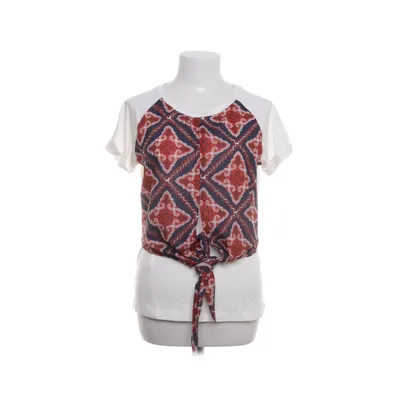 Top (White, Multicolored) from Pause Café Elastane, Polyester, Viscose