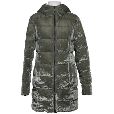 Down coat (Gray) from No. 1 Como Down, Feather, Polyamide, Polyester, Viscose
