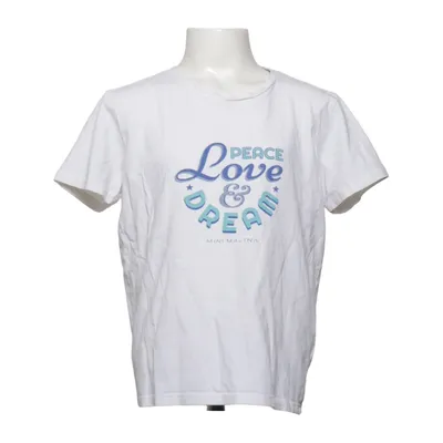 T-shirt (Blanc, Bleu) de Mini Malina Coton, Élasthane