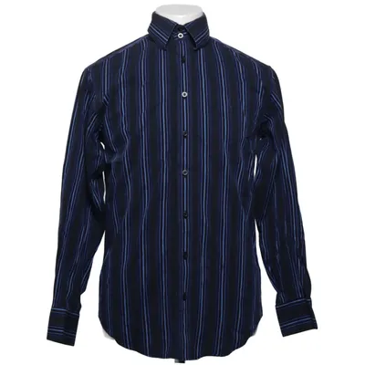 Chemise (Bleu, Noir) de Yves Saint Laurent Coton