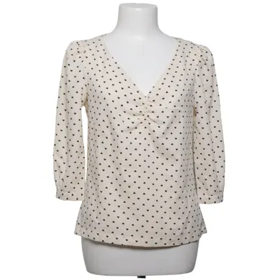 Blouse (Beige, Black) from Mango Casual